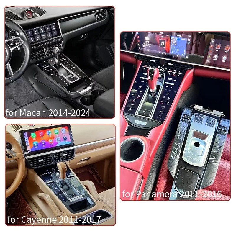 Hot Selling Car Upgrade Old to New Gear Shift Panel Centre Console SaddleTouch Control Panel for /Macan/Panamera